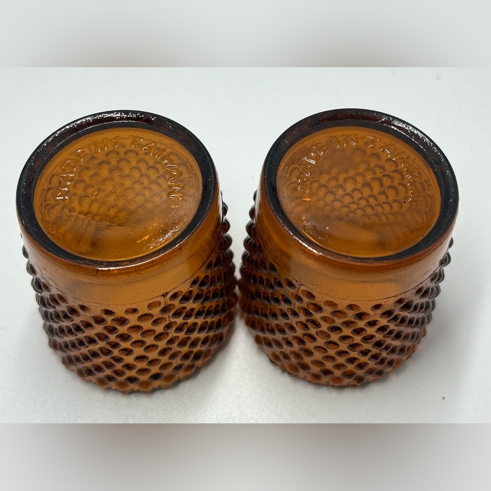 🐕3/20 Vintage Amber Glass Bundle - Set of 3 - Picture 5 of 9